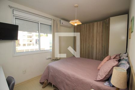 Quarto Suíte de apartamento à venda com 2 quartos, 60m² em Menino Deus, Porto Alegre