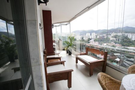 Varanda da Sala de apartamento à venda com 3 quartos, 126m² em Freguesia (jacarepaguá), Rio de Janeiro