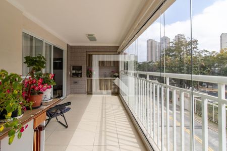 Varanda da Sala de apartamento à venda com 3 quartos, 128m² em Vila Augusta, Guarulhos