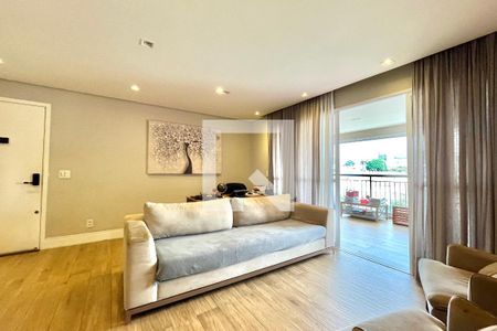 Sala de apartamento à venda com 3 quartos, 122m² em Campo Belo, São Paulo