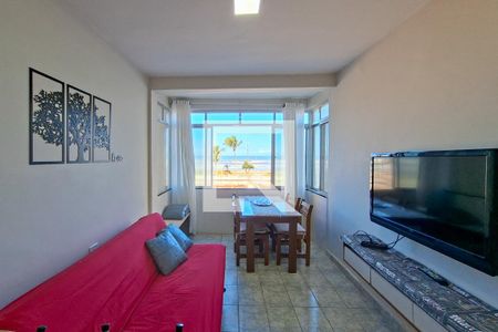 Sala de apartamento para alugar com 1 quarto, 49m² em Vila Caiçara, Praia Grande