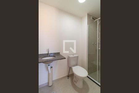 Banheiro da Suíte de apartamento para alugar com 1 quarto, 26m² em Barra Funda, São Paulo