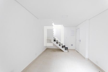 Sala e Cozinha de apartamento à venda com 1 quarto, 96m² em Vila Curuçá, Santo André