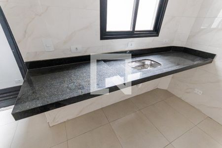 Sala e Cozinha de apartamento à venda com 1 quarto, 96m² em Vila Curuçá, Santo André