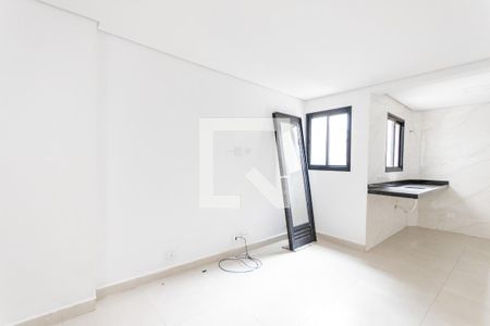 Sala e Cozinha de apartamento à venda com 1 quarto, 96m² em Vila Curuçá, Santo André