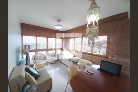 Sala de apartamento para alugar com 1 quarto, 70m² em Ilha Porchat, São Vicente