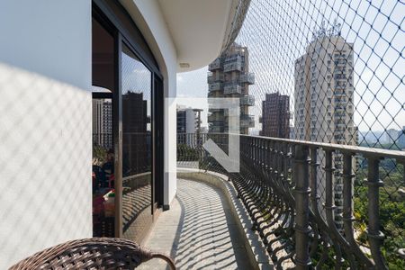 Varanda da Sala de apartamento para alugar com 3 quartos, 300m² em Vila Andrade, São Paulo