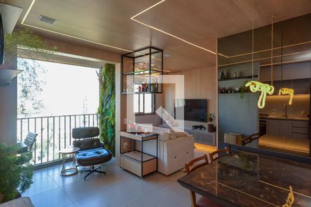 Sala 1 de apartamento à venda com 2 quartos, 46m² em Jardim Marajoara, São Paulo