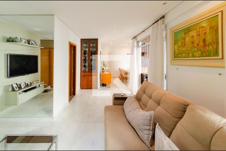 Sala de apartamento à venda com 3 quartos, 127m² em Belvedere, Belo Horizonte