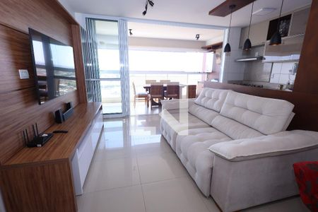 Sala de apartamento para alugar com 3 quartos, 90m² em Jardim Atlântico, Goiânia