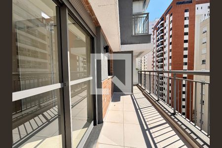 Varanda de apartamento à venda com 1 quarto, 63m² em Indianópolis, São Paulo