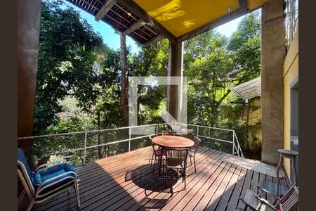 Varanda da sala de casa à venda com 4 quartos, 234m² em Lagoa, Rio de Janeiro