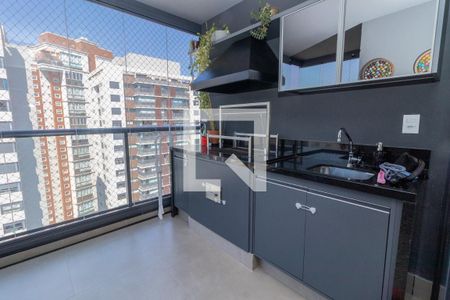 Varanda da Sala de apartamento à venda com 3 quartos, 75m² em Perdizes, São Paulo