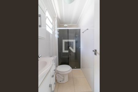 Banheiro de apartamento à venda com 1 quarto, 31m² em Vila Guilhermina, São Paulo