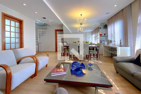 Sala de apartamento à venda com 4 quartos, 220m² em Serra, Belo Horizonte