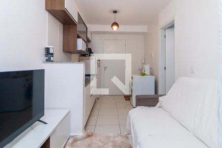 Sala de apartamento para alugar com 1 quarto, 28m² em Jardim Caravelas, São Paulo