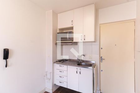 Sala/Cozinha de apartamento à venda com 1 quarto, 32m² em Brás, São Paulo