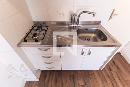 Sala/Cozinha de apartamento à venda com 1 quarto, 32m² em Brás, São Paulo