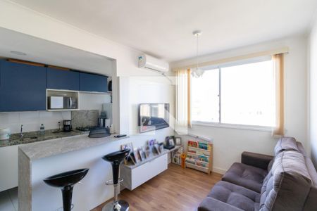 Sala de apartamento à venda com 3 quartos, 62m² em Cristal, Porto Alegre