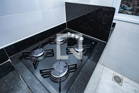 Cozinha de apartamento para alugar com 2 quartos, 45m² em Santa Monica, Belo Horizonte