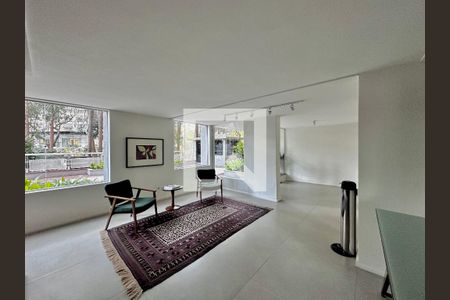 Hall Social Bloco de apartamento para alugar com 3 quartos, 210m² em Santo Amaro, São Paulo