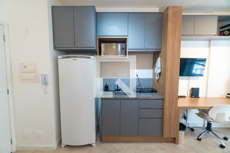 Sala/Cozinha de apartamento à venda com 1 quarto, 34m² em Vila Clementino, São Paulo