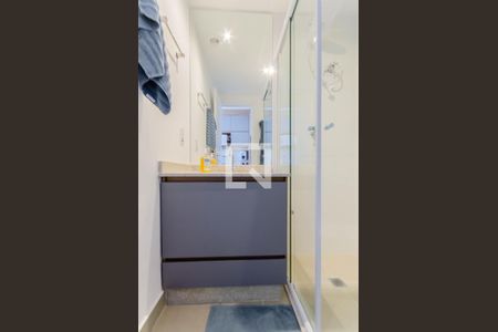 Banheiro Social de kitnet/studio à venda com 1 quarto, 23m² em Vila Mariana, São Paulo