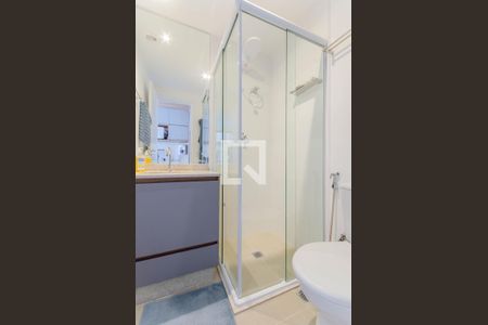 Banheiro Social de kitnet/studio à venda com 1 quarto, 23m² em Vila Mariana, São Paulo