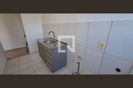 Cozinha e Área de Serviço de apartamento para alugar com 2 quartos, 47m² em Quinta da Primavera, Ribeirão Preto