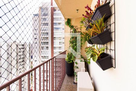 Varanda da Sala de apartamento à venda com 4 quartos, 264m² em Vila Romana, São Paulo