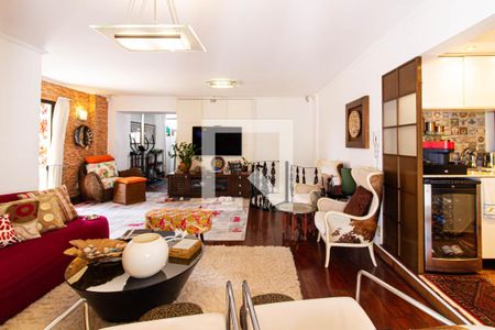 Área Gourmet - Sala de apartamento à venda com 4 quartos, 264m² em Vila Romana, São Paulo