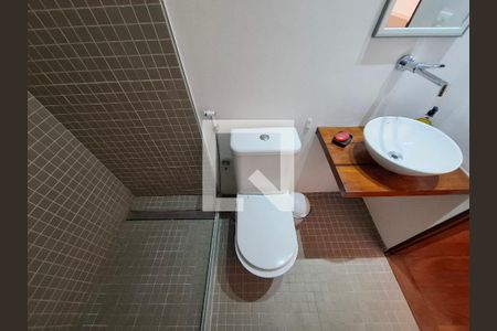 Banheiro de casa para alugar com 1 quarto, 47m² em Santa Teresa, Rio de Janeiro