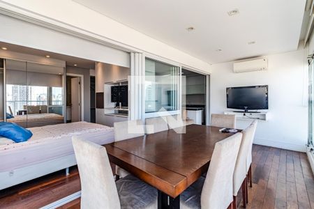 Varanda de apartamento à venda com 1 quarto, 58m² em Pinheiros, São Paulo