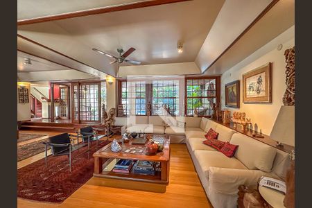 Sala de casa à venda com 4 quartos, 678m² em Laranjeiras, Rio de Janeiro