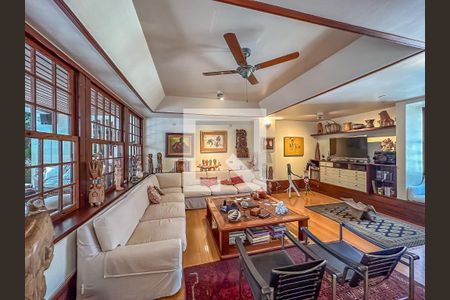 Sala de casa à venda com 4 quartos, 678m² em Laranjeiras, Rio de Janeiro