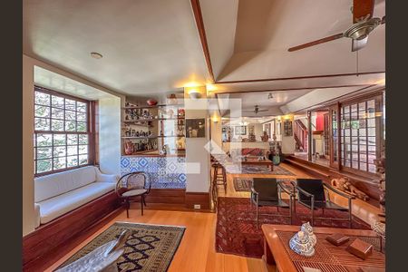 Sala de casa à venda com 4 quartos, 678m² em Laranjeiras, Rio de Janeiro