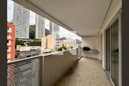 Varanda da Sala de apartamento à venda com 2 quartos, 78m² em Botafogo, Rio de Janeiro