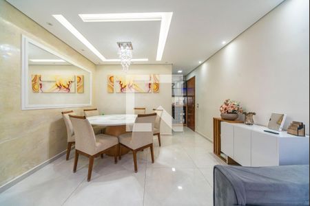 Sala de apartamento à venda com 3 quartos, 67m² em Vila Homero Thon, Santo André