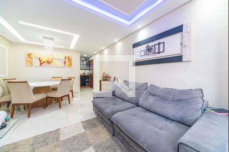 Sala de apartamento à venda com 3 quartos, 67m² em Vila Homero Thon, Santo André