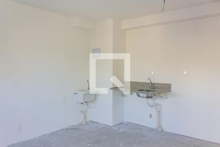 Sala/Cozinha de apartamento à venda com 1 quarto, 36m² em Vila Romana, São Paulo