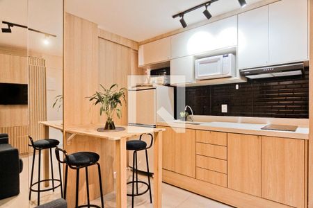 Sala/Cozinha de kitnet/studio à venda com 1 quarto, 25m² em Santana, São Paulo