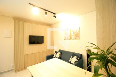 Sala/Cozinha de kitnet/studio para alugar com 1 quarto, 25m² em Santana, São Paulo