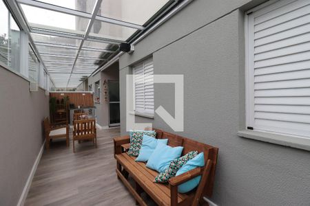 Varanda de apartamento à venda com 3 quartos, 84m² em Vila Pires, Santo André