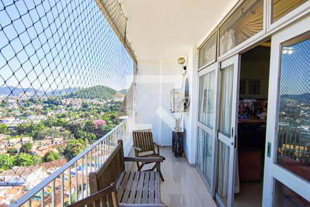 Varanda de apartamento à venda com 4 quartos, 143m² em Jacarepaguá, Rio de Janeiro