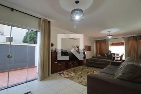 Sala de casa de condomínio para alugar com 5 quartos, 410m² em Recreio das Acacias, Ribeirão Preto