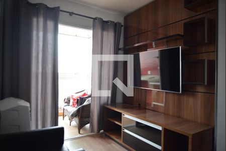 Sala de apartamento à venda com 2 quartos, 74m² em Vila América, Santo André