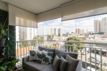 Varanda de apartamento à venda com 2 quartos, 69m² em Vila Augusta, Guarulhos