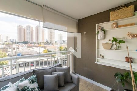 Varanda de apartamento à venda com 2 quartos, 69m² em Vila Augusta, Guarulhos