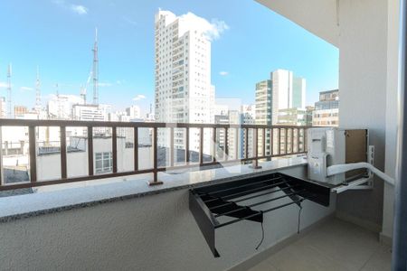 Sacada de kitnet/studio para alugar com 1 quarto, 22m² em Consolação, São Paulo
