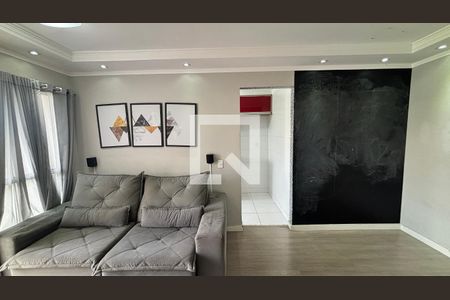 Sala de apartamento à venda com 2 quartos, 50m² em Jardim Jamaica, Santo André
